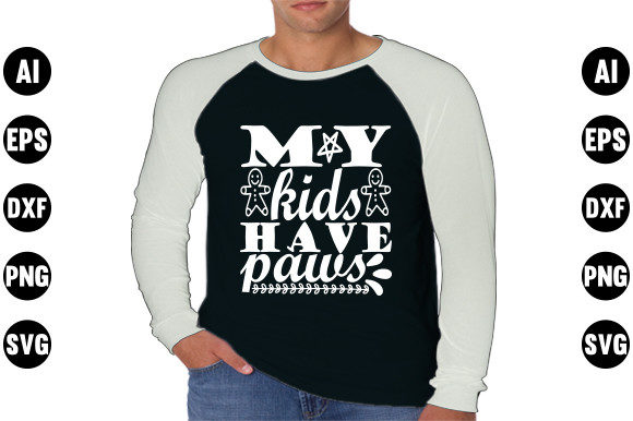 Review: Funny Mom SVG Design, My Kids Have Paws