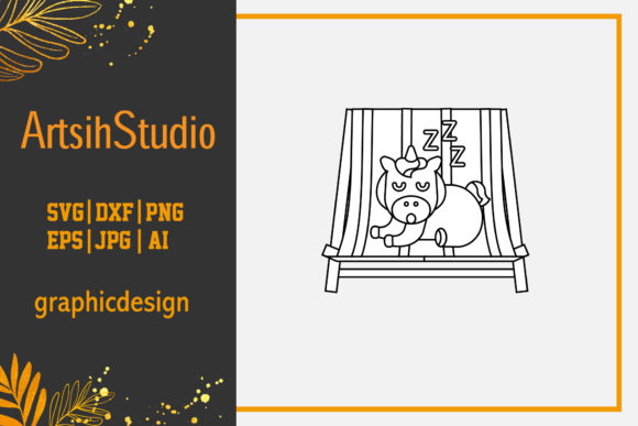 Reviewing Flat Illustration Unicorn Sleep Funny for Embroidery
