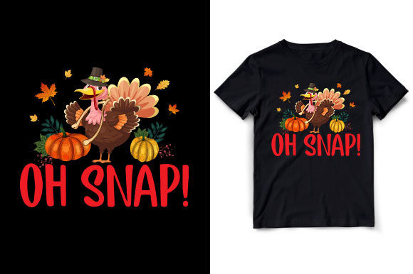 Reviewing the Oh Snap Funny Thanksgiving T-Shirt Design